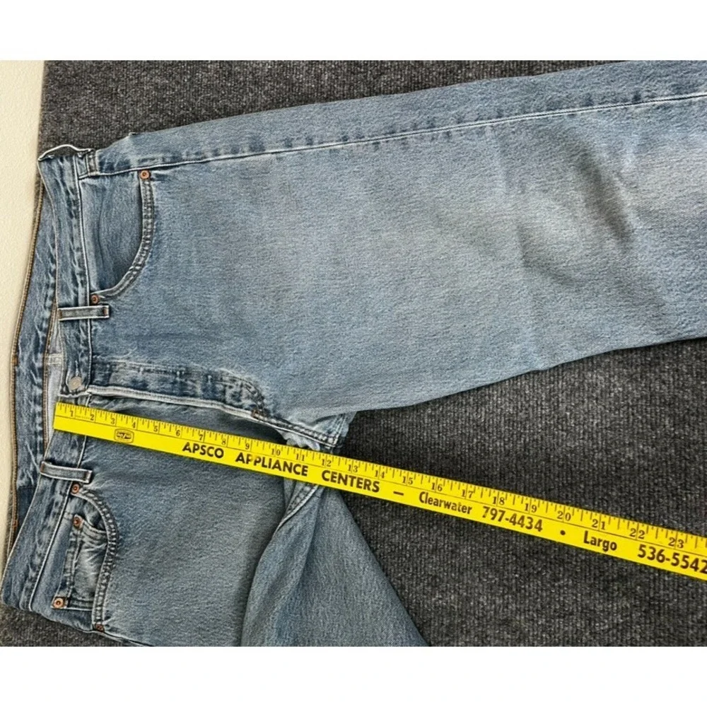 Levi's 501xx Jeans Mens ‎ Blue Button Fly Straight Leg Cotton Size 38X34 USA